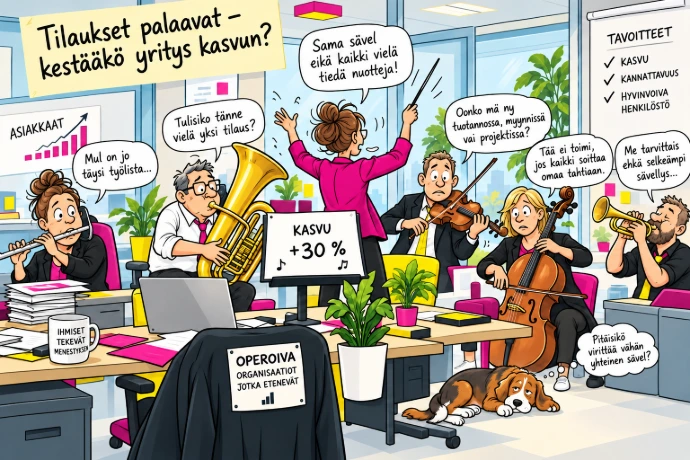 Kestääkö yrityksesi orkesteri seuraavan liiketoiminnan kasvun vaiheet? Operoiva Oy